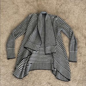 Merona sweater cardigan with drape front collar